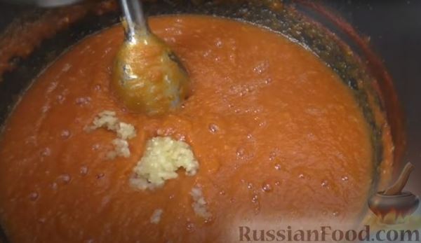 Овощной соус для макарон (на зиму)